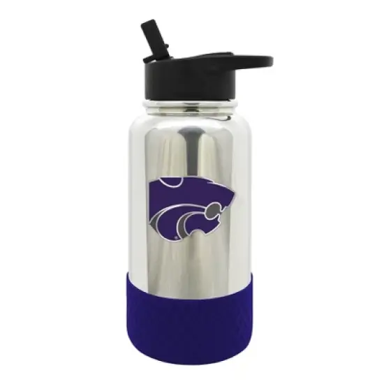 NCAA Kansas State Wildcats 32oz Chrome Thirst Hydration Water Bottle image {1}