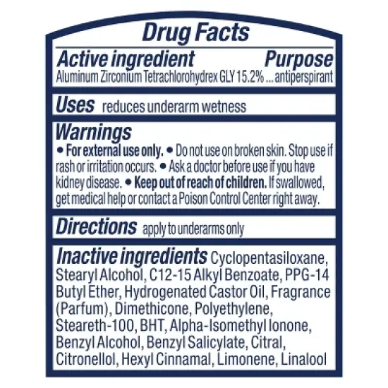 Degree Original Antiperspirant Deodorant Shower Clean, 2.6 oz image {2}