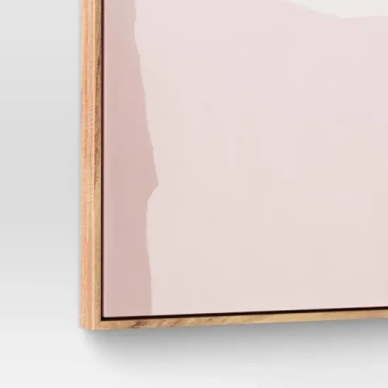 47" x 24" Mauve Abstract Framed Canvas - Threshold&trade; image {2}