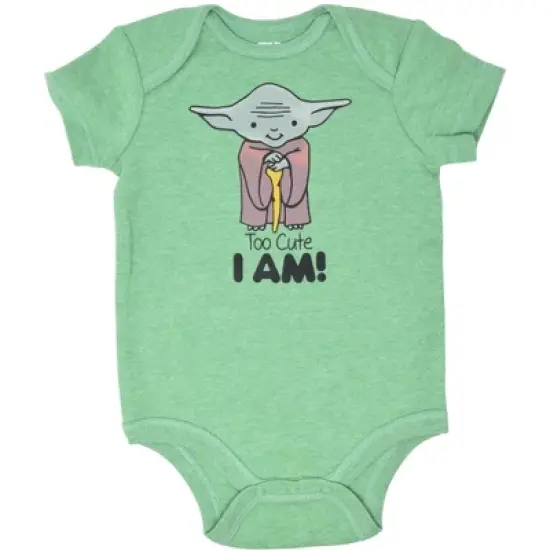 Star Wars R2-D2 C-3PO Chewbacca Yoda Darth Vader Newborn Baby Boys 5 Pack Short Sleeve Bodysuits  image {1}