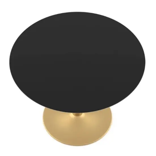 Koldfield Steel Base Round Dining Table - HOMES: Inside + Out image {4}