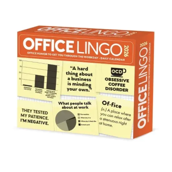 Willow Creek Press 5"x6.25" 2026 Office Lingo Box Calendar image {6}