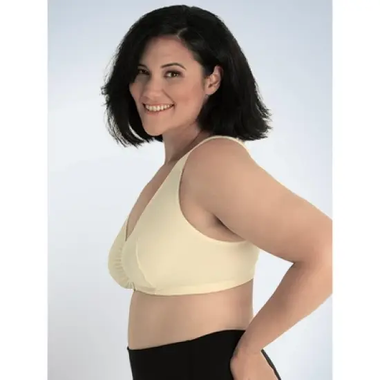 Leading Lady The Meryl - Cotton Front-Closure Comfort & Sleep Bra image {3}