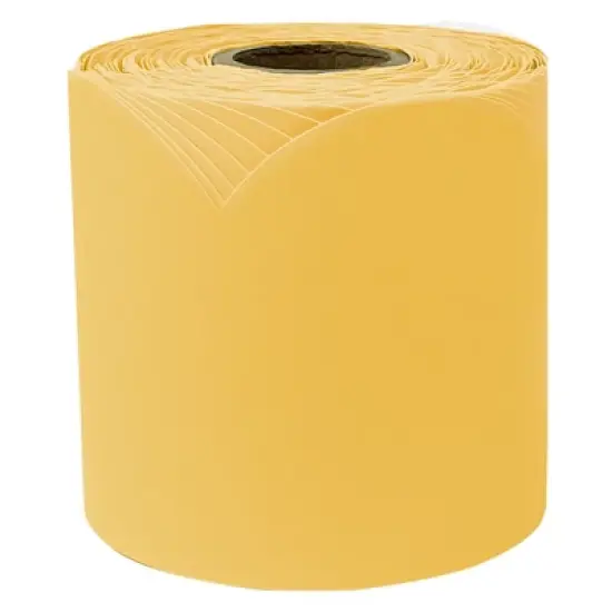 Carson Dellosa Education Rolled Scalloped Bulletin Board Border, Goldenrod, 65 Feet, 3 Packs image {2}