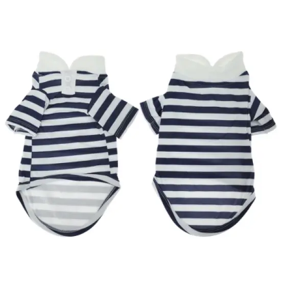 Unique Bargains Dog Clothes Navy Blue 1 Pc image {3}