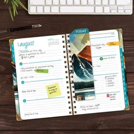Global Printed Products Hardcover AY 2025-2026 Fashion Planner - 5.5"x8" (Lake View) image {5}
