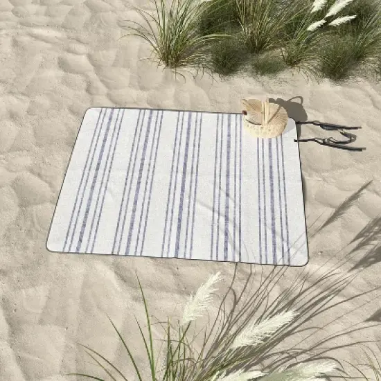 Holli Zollinger AEGEAN MULTI STRIPE Picnic Blanket - Deny Designs image {2}