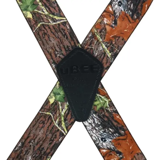 Perry Suspenders Men's Big & Tall Elastic Camouflage Undergarment Ubee Trucker Suspenders image {1}