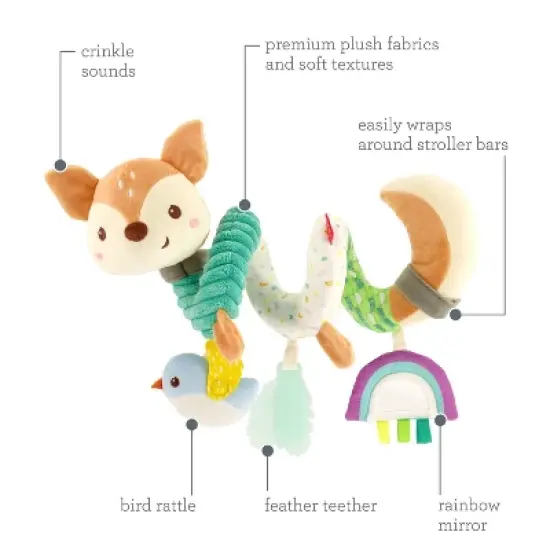 Infantino Spiral Activity Toy - Neutral Deer image {3}