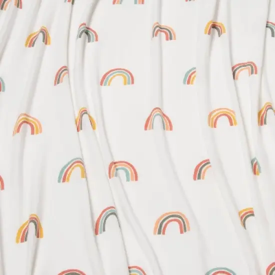 Polyester Rayon Jersey Swaddle - Cloud Island&trade; Rainbows image {2}