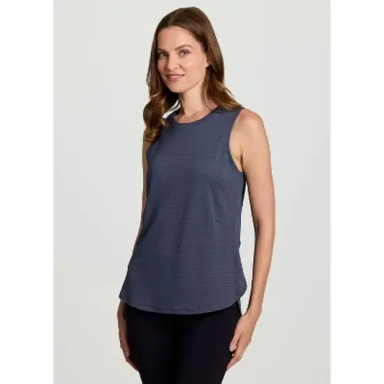 RBX Active Women's Legging Friendly Jacquard Mesh Quick Drying Workout Tank Top image {3}