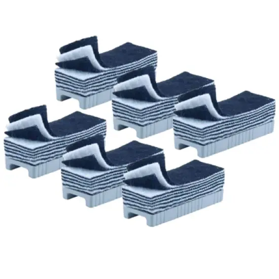 Charles Leonard Whiteboard Eraser, Peel Away Layers, 5" Felt, Pack of 6 image {3}