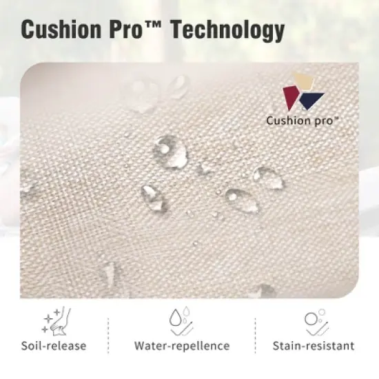 Captiva Designs 6pc Extra Large Metal and Rattan Outdoor Patio Fire Pit Set with Swivel Armchairs and Ottomans image {10}