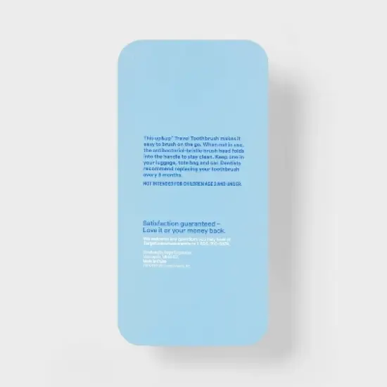 Foldable Travel Toothbrush - up&up&trade; image {2}