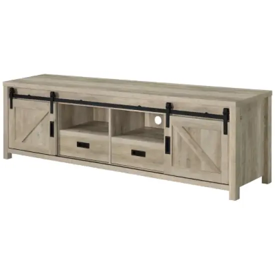 Madra Barn Door TV Stand for TVs up to 85" - Coaster image {5}