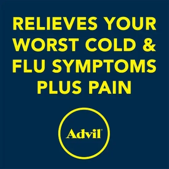 Advil Multi Symptom Cold and Flu Medicine 50 Tablets image {7}