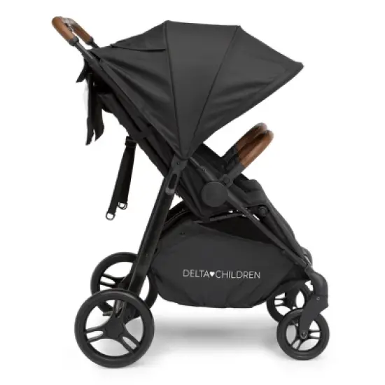 Delta Children Cruzer Double Lightweight Stroller with Reclining Seat image {2}