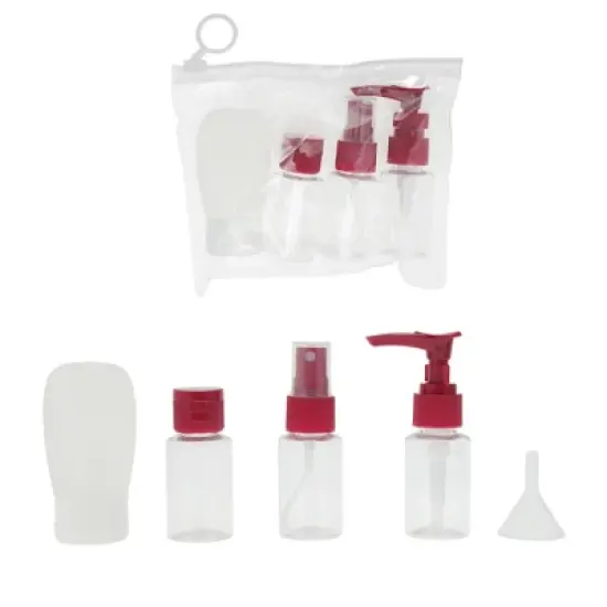 Unique Bargains Reusable Travel Accessories Bag Set 5 Pcs image {13}