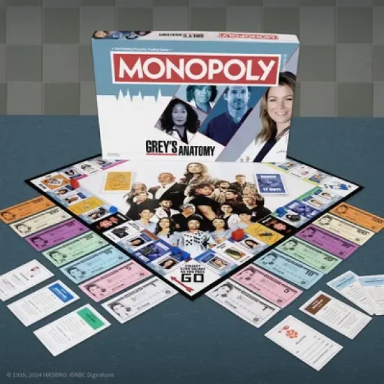 MONOPOLY: Grey's Anatomy - Strategy Board Game, Ages 8+, 2-6 Players image {2}