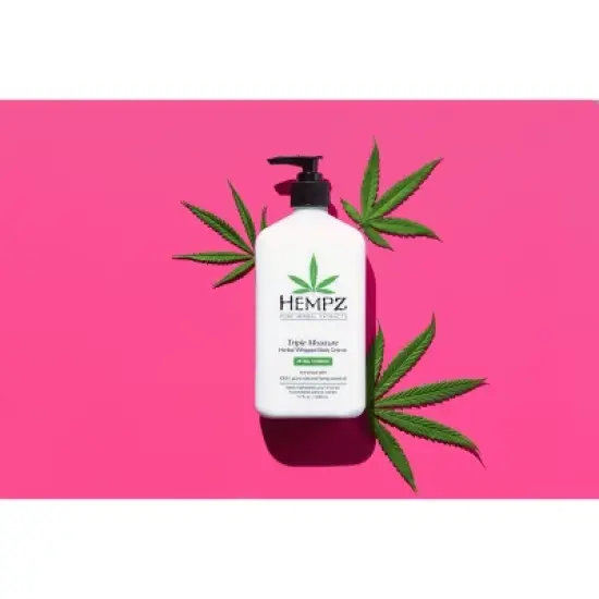 Hempz Triple Moisture Herbal Whipped Body Cr&egrave;me Grapefruit & Peach - 17oz image {4}