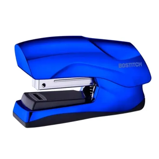 Bostitch Flat Clinch Stapler, 40 Sheets, Metallic Blue image {10}