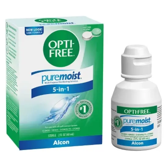 Opti-Free PureMoist Multi-Purpose Disinfecting Contact Lens Solution - 2 fl oz image {7}