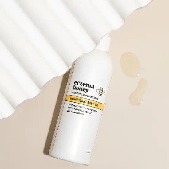 Eczema Honey Antioxidant Body Oil Unscented - 8 fl oz image {4}