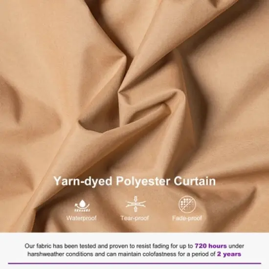 PURPLE LEAF Outdoor Hardtop Gazebo Canopy for Patio Deck Backyard Heavy Duty Outside Sunshade with Netting and Curtains image {7}