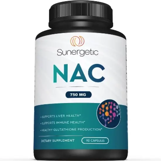 Premium NAC Supplement N-Acetyl Cysteine &ndash; 750mg Per Capsule &ndash; Supports Liver, Detox Immune, Cellular & Respiratory Health &ndash; 90 Capsules image {3}