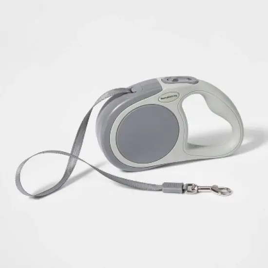 Reflective Retractable Dog Leash - Gray - Boots & Barkley&trade; image {5}