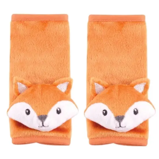 Hudson Baby Infant Boy Car Seat Insert and Strap Covers, Fox, One Size image {2}