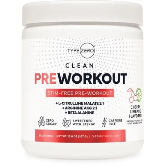 TypeZero Pre Workout (21 Servings, Cherry Limeade) image {5}
