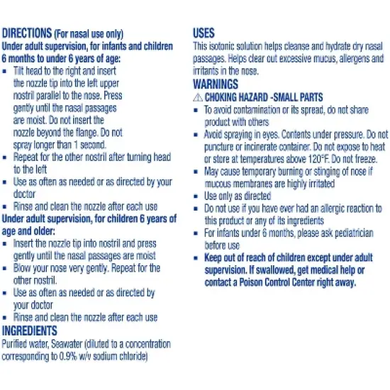 Afrin Children's Saline Moisturizing Daily Nasal Mist - Saline - 5 fl oz image {9}