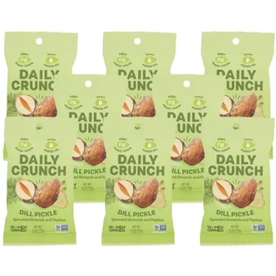 Daily Crunch Dill Pickle Sprouted Almonds and Pepitas - Case of 8/1.5 oz image {3}