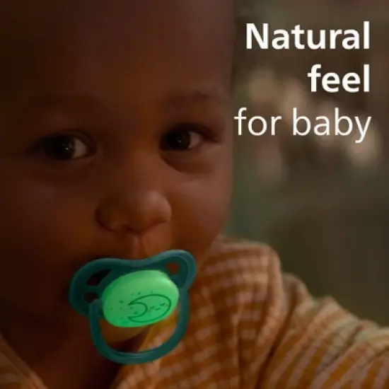 Avent Philips Ultra Air Pacifier 6-18 Months - Sleeping Star/Sleeping Moon Nighttime - 4pk image {9}