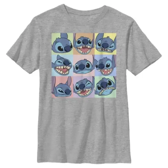 Boy's Lilo & Stitch Facial Expressions of Stitch T-Shirt image {9}