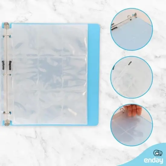 Enday 9-Pockets Sports Card Holder image {2}