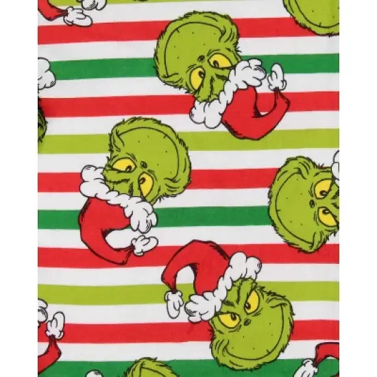 Dr. Seuss Womens' The Grinch Who Stole Christmas New Nice Lounge Pajama Sets image {4}