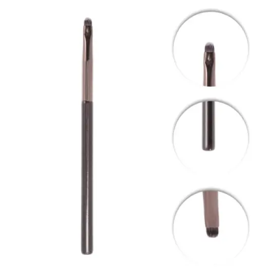 Unique Bargains Durable Undereye Makeup Brush Brown 1 Pc image {2}