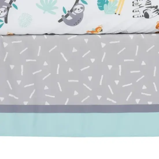 Lambs & Ivy Mighty Jungle Crib Bedding Set - 3pc image {5}