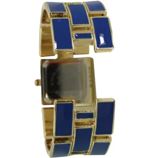OLIVIA PRATT COLORFUL AND GOLD DETAILS BANGLE WATCH image {1}