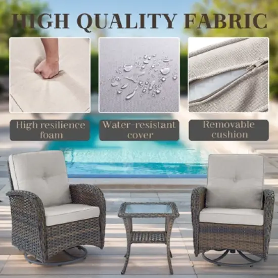 Gymojoy Sofa Chair with Propane Fire Pit Table Set image {10}