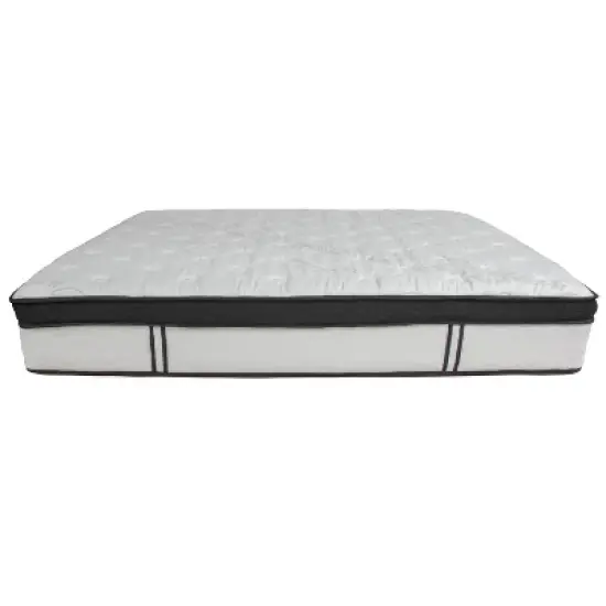 Emma and Oliver 12 Inch Hybrid Memory Foam Pocket Spring Mattress, Mattress in a Box image {4}