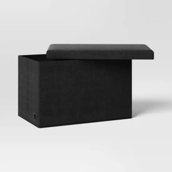 24" Collapsible Dorm Storage Ottoman - Room Essentials&trade; image {3}