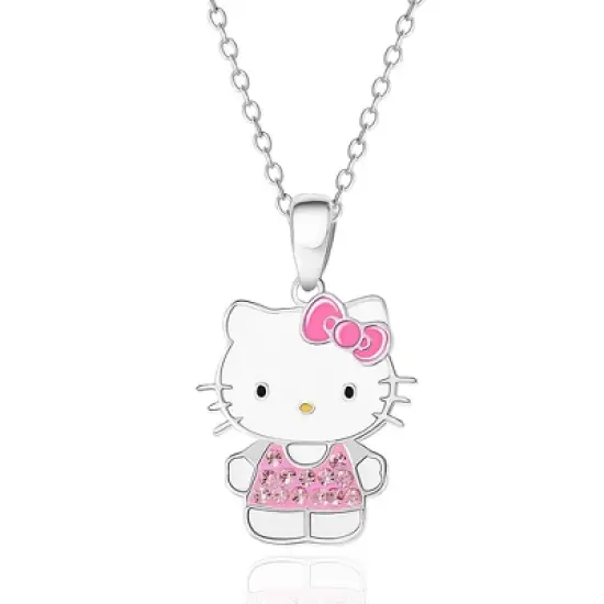 Sanrio Hello Kitty Enamel Pendant - 18'' Chain, Authentic Officially Licensed image {6}