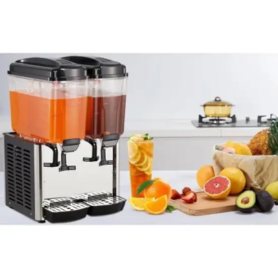 Acekool Commercial Beverage Dispenser Machine - Stainless Steel, Thermostat-Controlled for Juices, Milkshakes, Cocktails image {1}