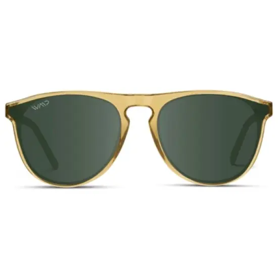 WMP Eyewear Round One Bridge Modern Aviator Sunglasses image {6}