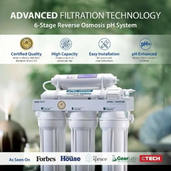 APEC Water Systems ROES-PH75 Undersink Reverse Osmosis Water Filtration System image {1}