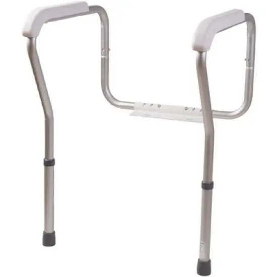 HealthSmart Toilet Safety Rails, Toilet Seat Handles, Safety Frame for Toilet with Adjustable Height, Bathroom Safety & Stability System image {1}