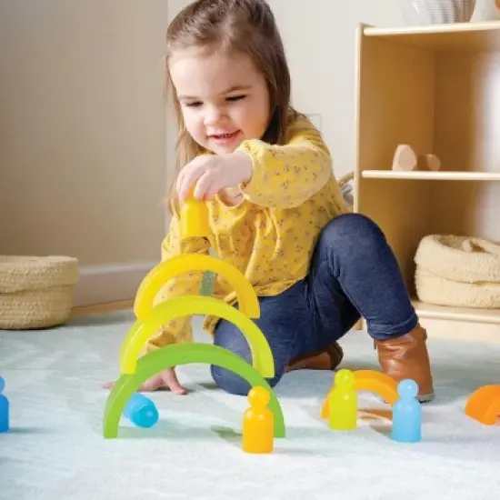 Kaplan Early Learning Discovery Stackers - Natural Arch - 5 Pieces image {2}